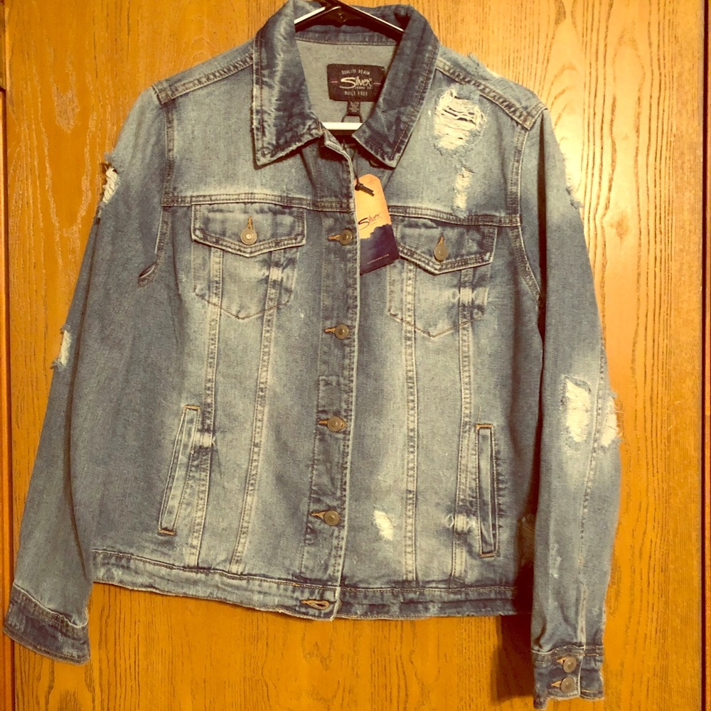 Women’s Silver Denim Jacket